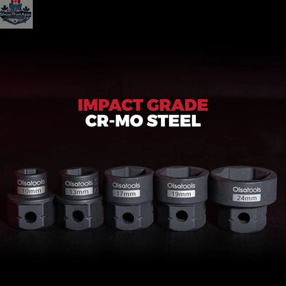 Stubby Impact Socket Sets with Magnetic Socket Inserts - Shopthatapp.ca