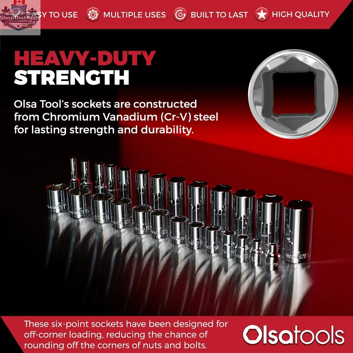 Chrome Socket Sets - Shopthatapp.ca
