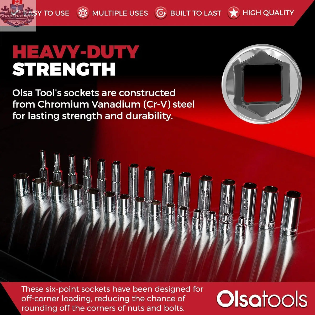 Chrome Socket Sets - Shopthatapp.ca