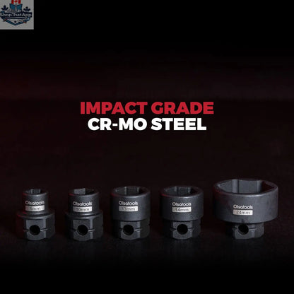 Stubby Impact Socket Sets with Magnetic Socket Inserts - Shopthatapp.ca