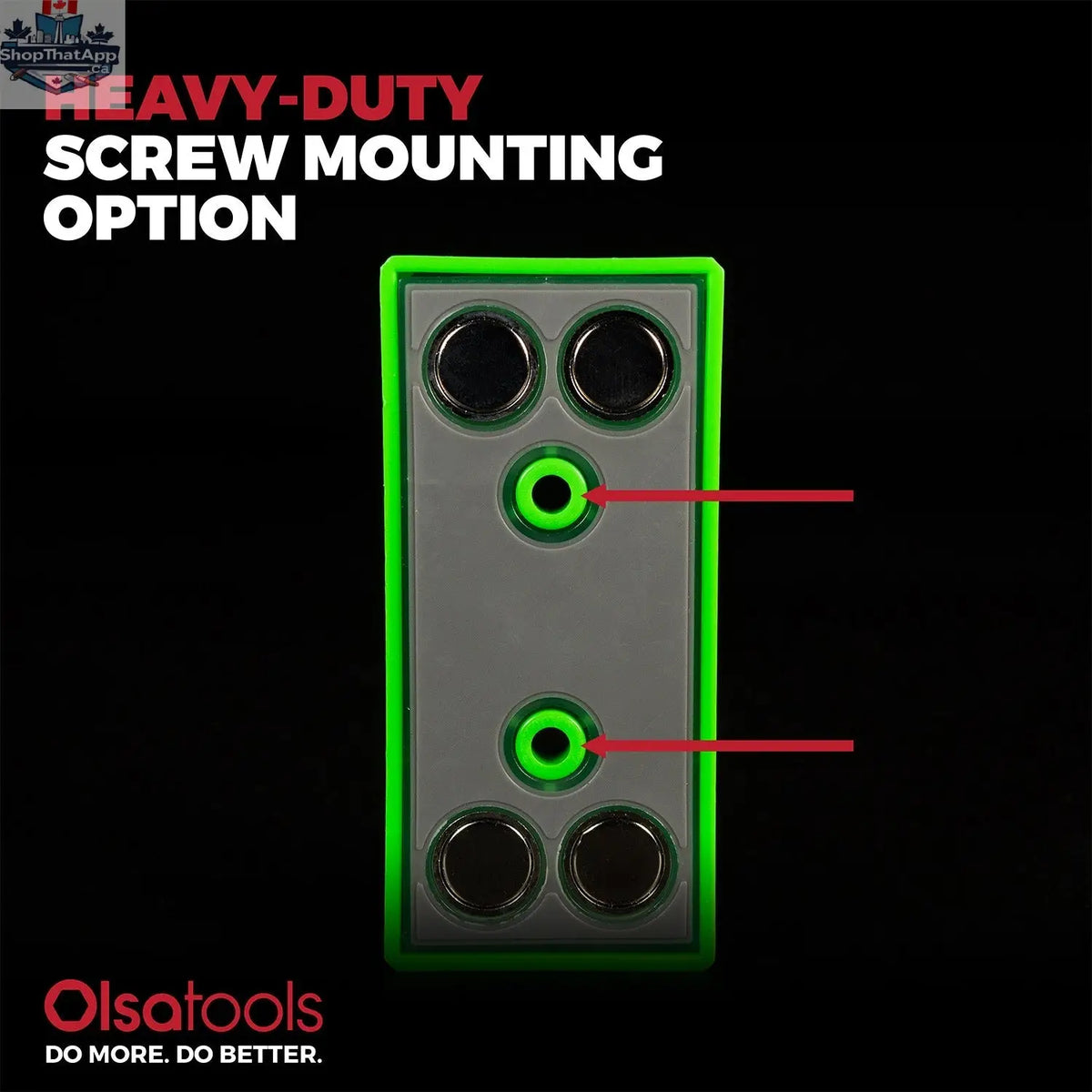 Magnetic Prybar Holders with Stubby Impact Socket Clips - Shopthatapp.ca