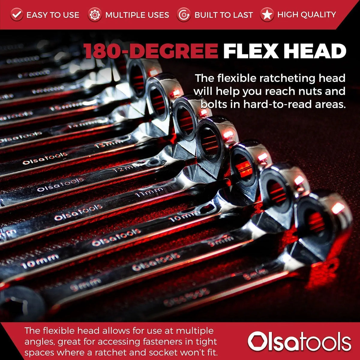 120 Tooth Ratcheting Wrench Set - Shopthatapp.ca