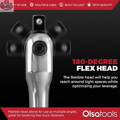 Breaker Bar 1/2 Inch Drive - 25 Inch Length for Maximum Torque and Performance - Shopthatapp.ca