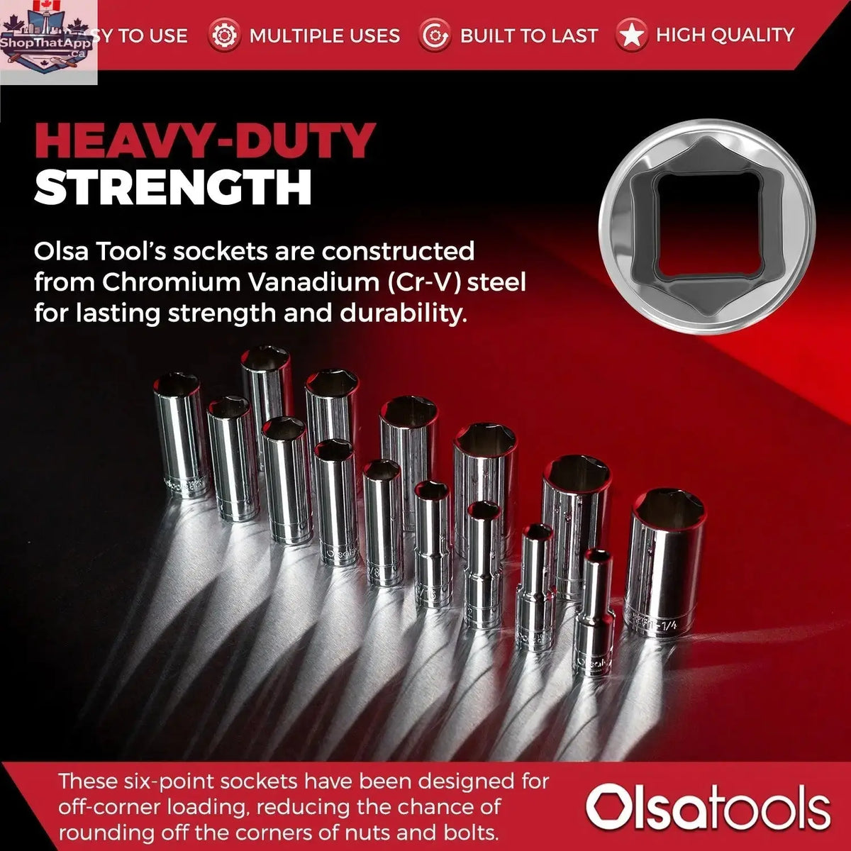 Chrome Socket Sets - Shopthatapp.ca
