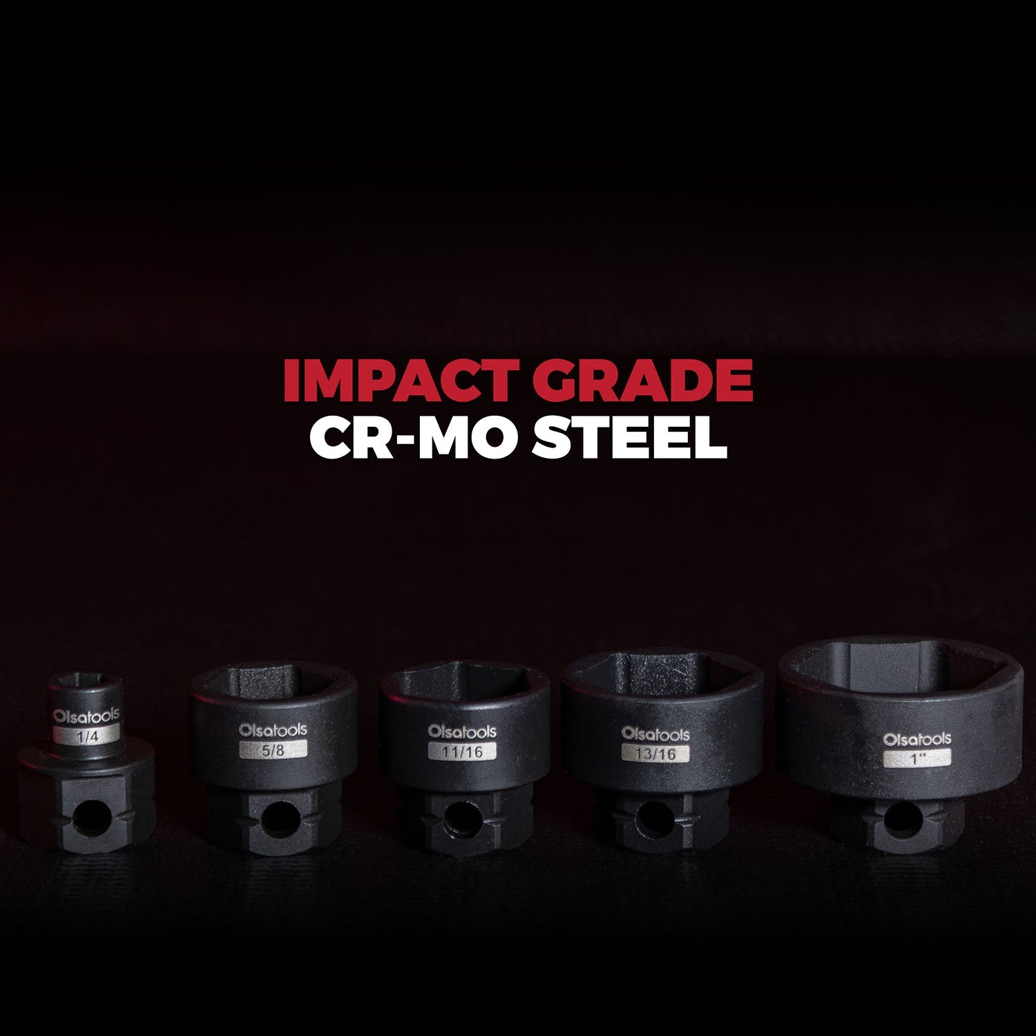 Stubby Impact Socket Sets with Magnetic Socket Inserts