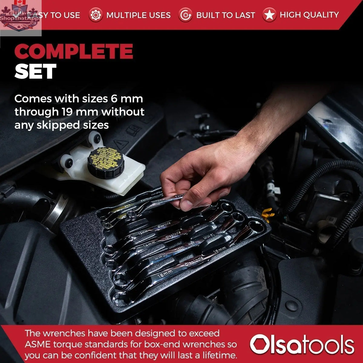 Bolt Extractor Wrench Sets with FlexPro LED Flashlight - Shopthatapp.ca
