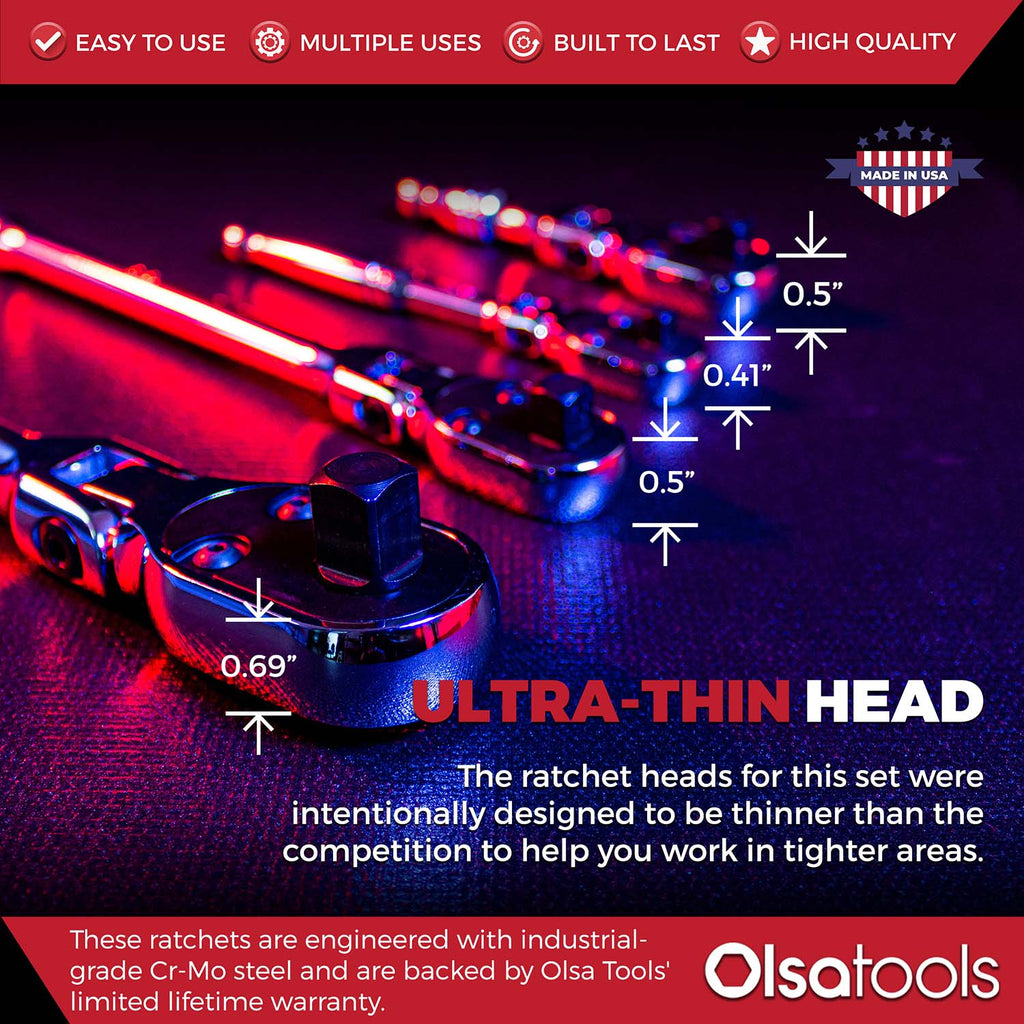 Flex Head Ratchet 90 Tooth for Enhanced Torque and Precision