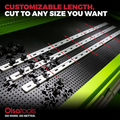 Toolgrid Aluminum Socket Rails for Organized Tool Storage - Shopthatapp.ca