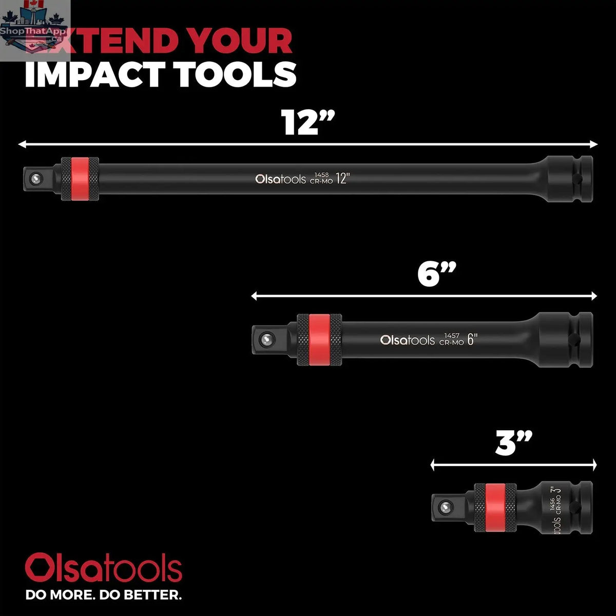 Locking Impact Socket Extension - Shopthatapp.ca
