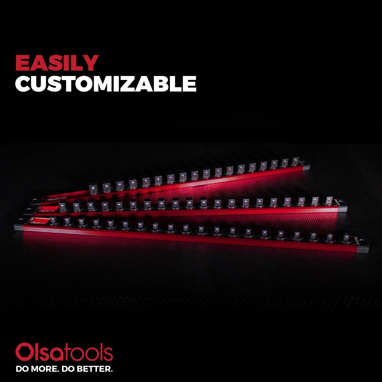 Magnetic Socket Rails for Secure Tool Organization in Aluminum