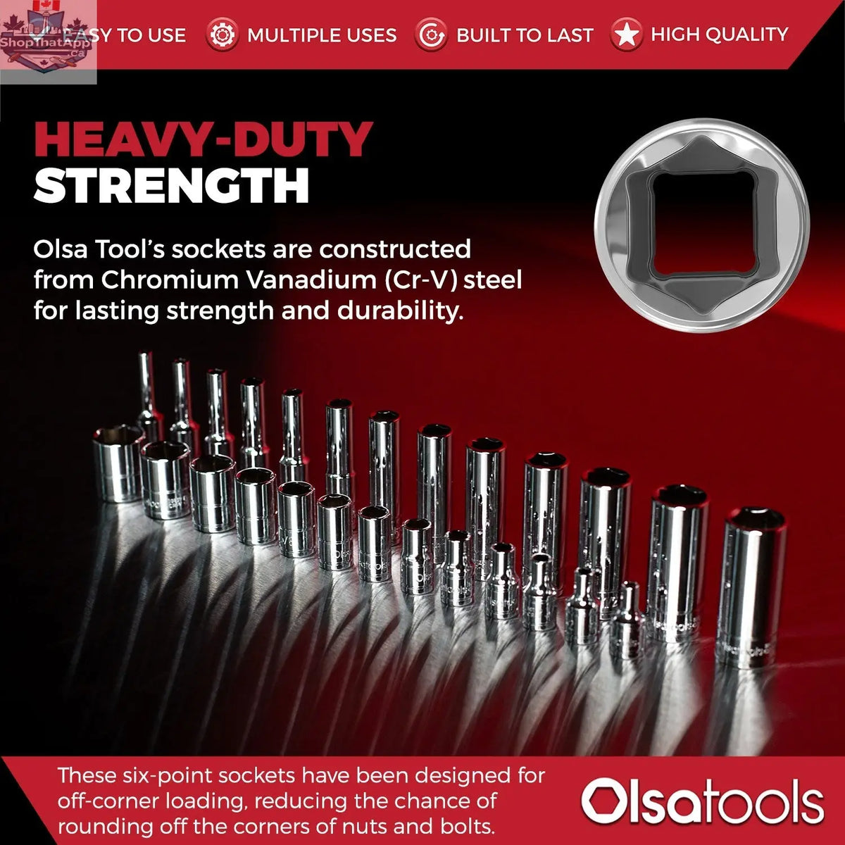 Chrome Socket Sets - Shopthatapp.ca
