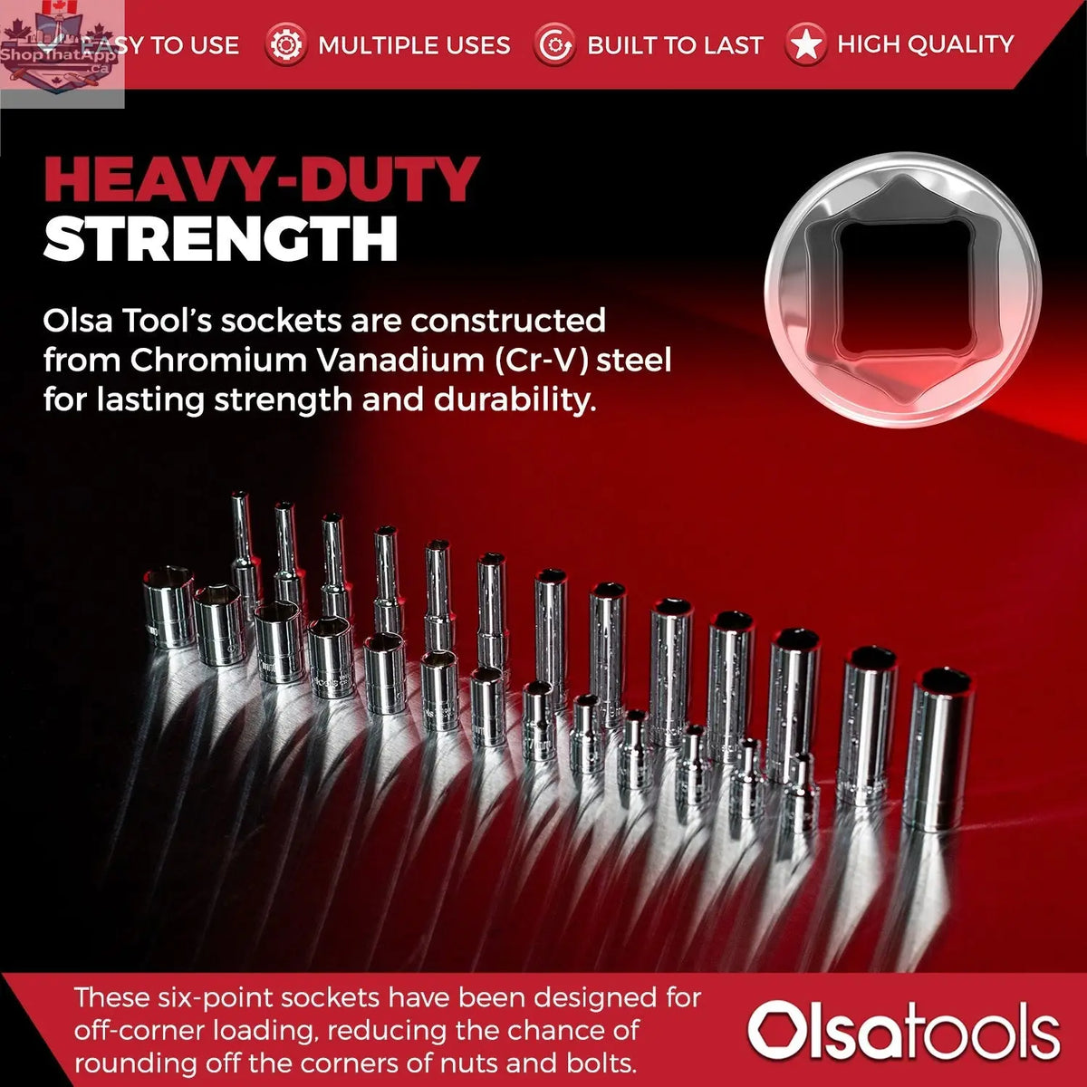 Chrome Socket Sets - Shopthatapp.ca