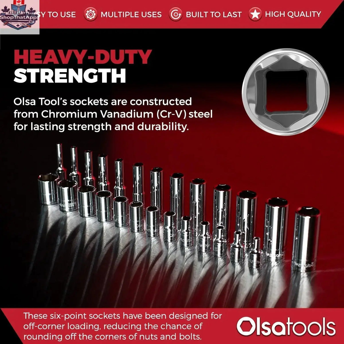 Chrome Socket Sets - Shopthatapp.ca