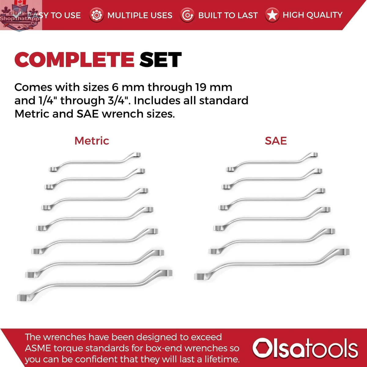 Bolt Extractor Wrench Sets with FlexPro LED Flashlight - Shopthatapp.ca