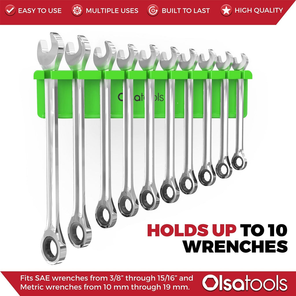 Magnetic Tool Organizer - Durable Magnetic Wrench Holder for Efficient Workspace Management