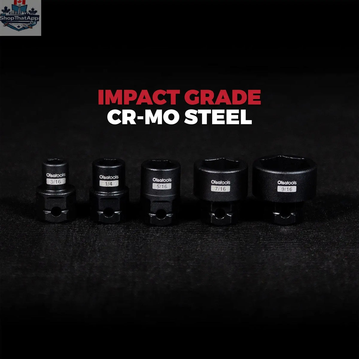 Stubby Impact Socket Sets with Magnetic Socket Inserts - Shopthatapp.ca
