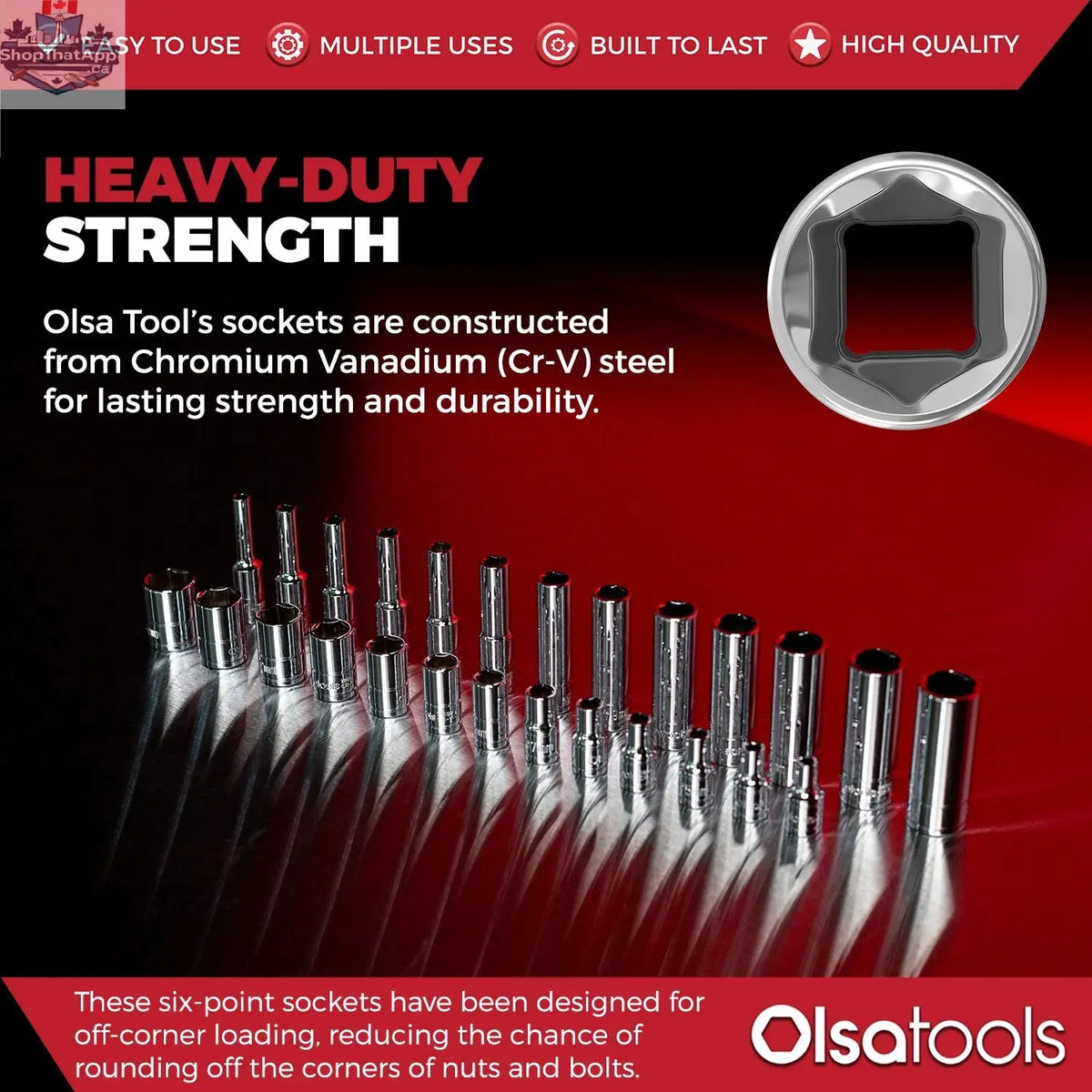 Chrome Socket Sets - Shopthatapp.ca