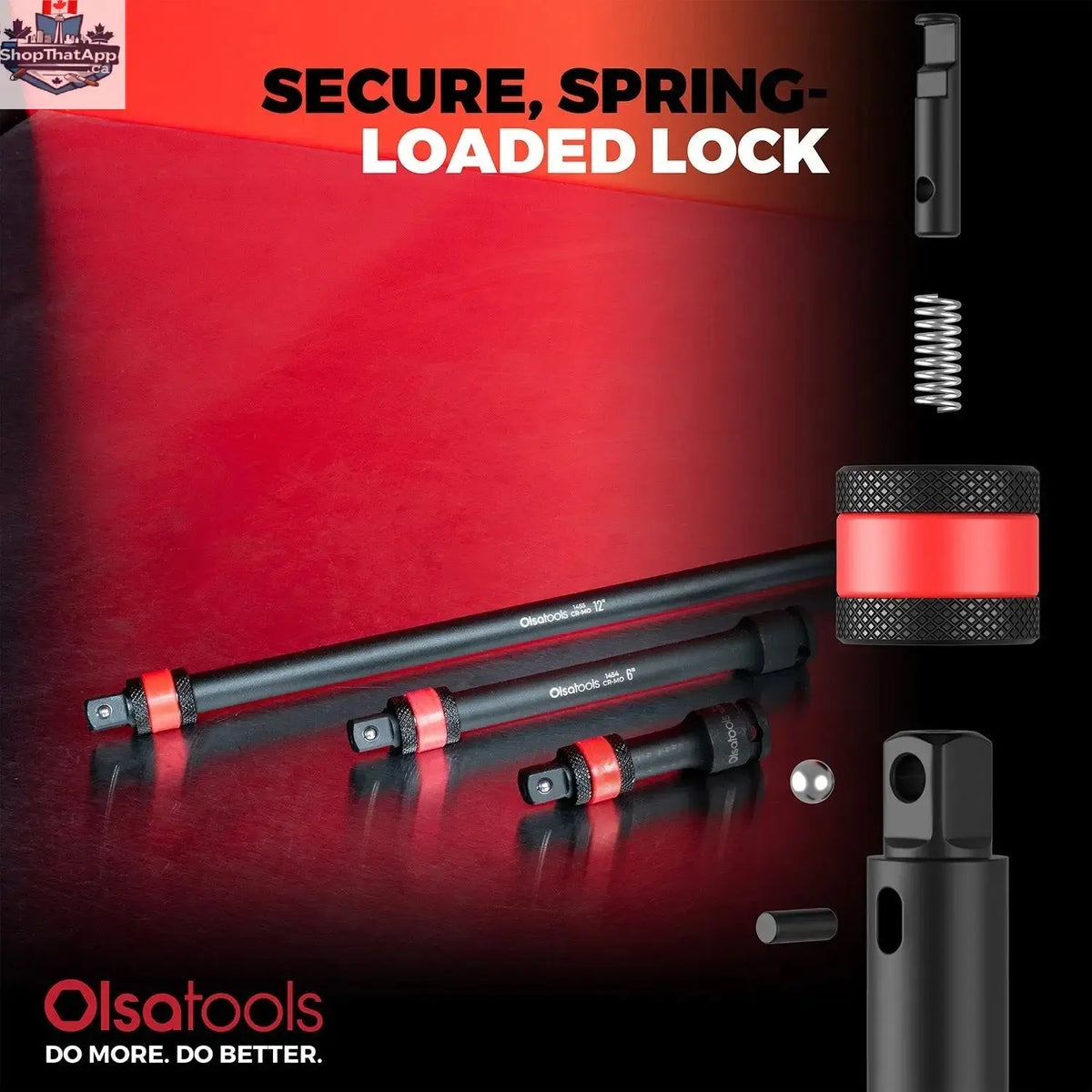 Locking Impact Socket Extension - Shopthatapp.ca