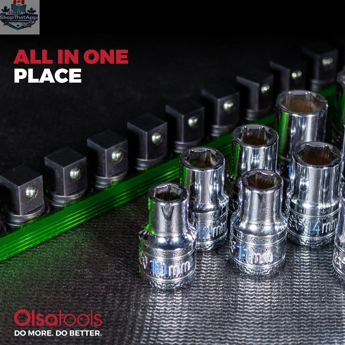 Magnetic Socket Rails for Secure Tool Organization in Aluminum - Shopthatapp.ca