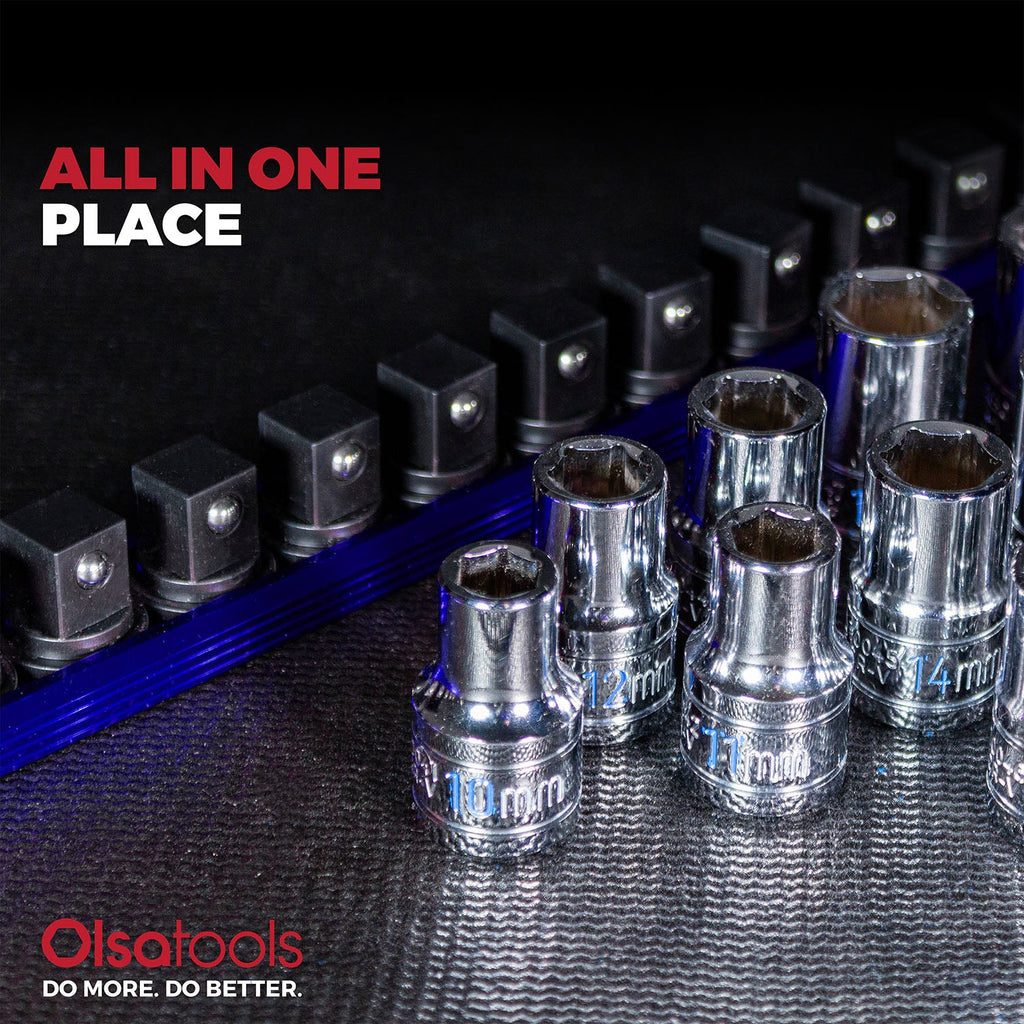 Magnetic Socket Rails for Secure Tool Organization in Aluminum