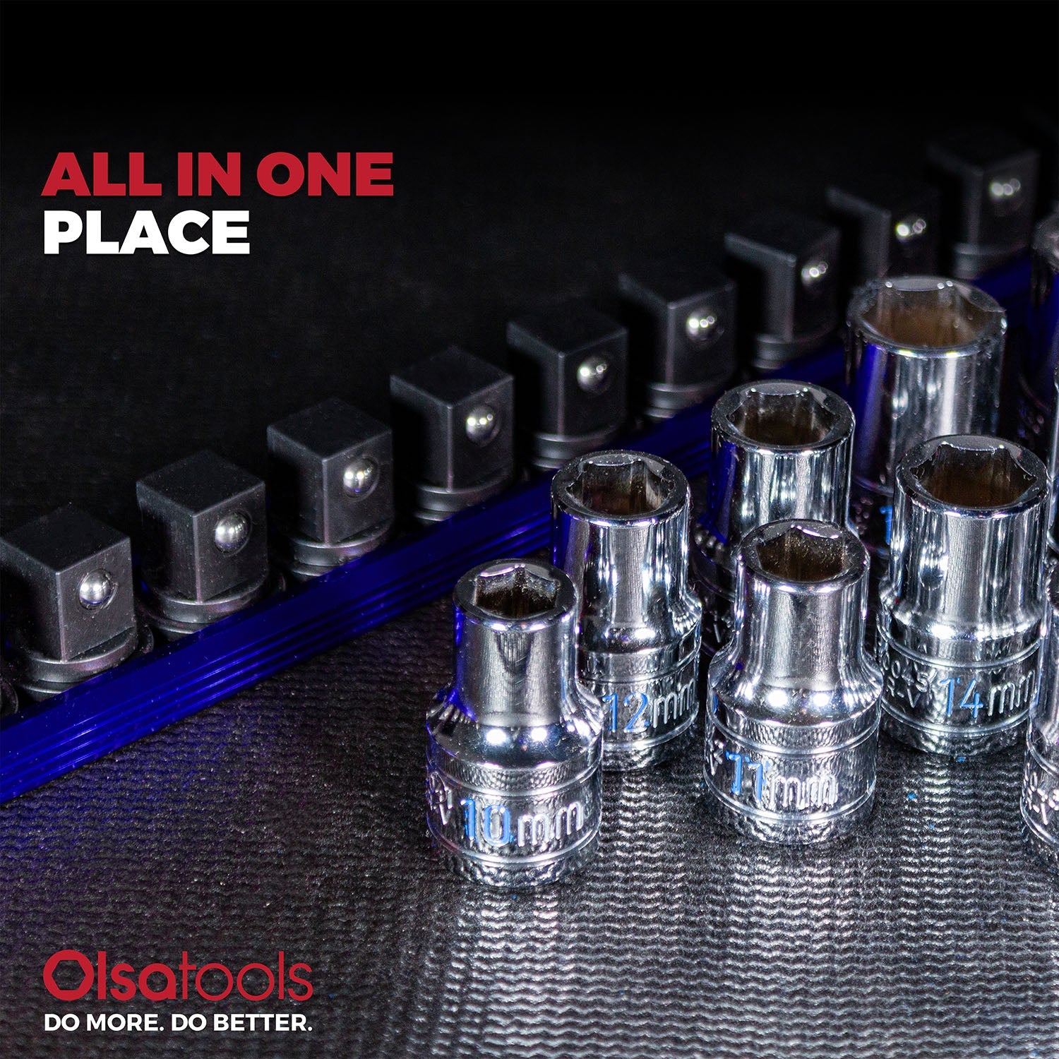 Magnetic Socket Rails for Secure Tool Organization in Aluminum