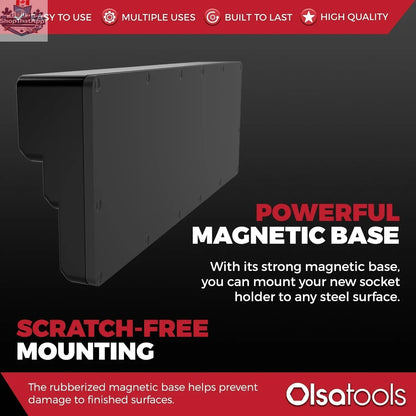 3-Row Magnetic Socket Holder - Shopthatapp.ca