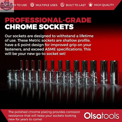 Chrome Socket Sets - Shopthatapp.ca