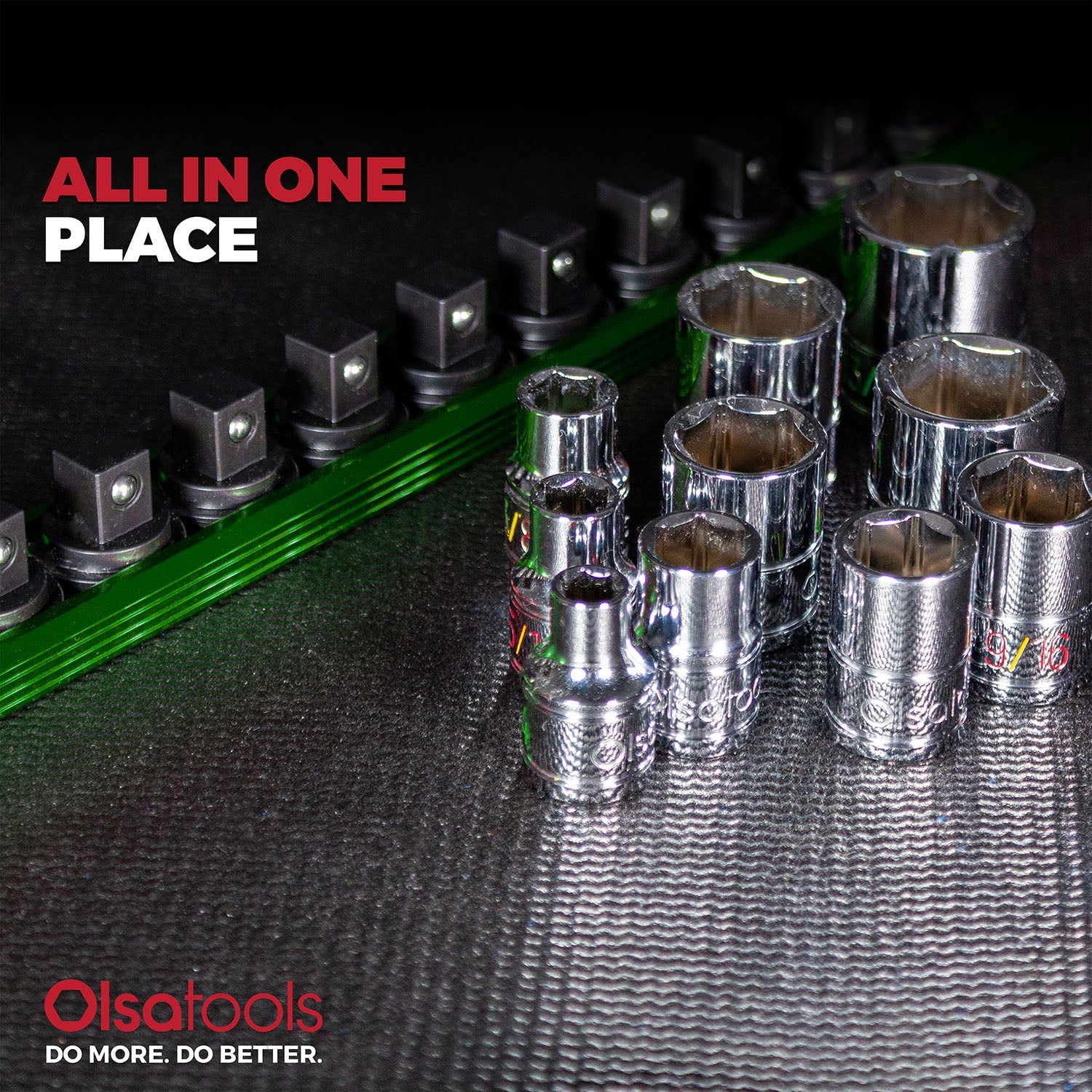 Magnetic Socket Rails for Secure Tool Organization in Aluminum