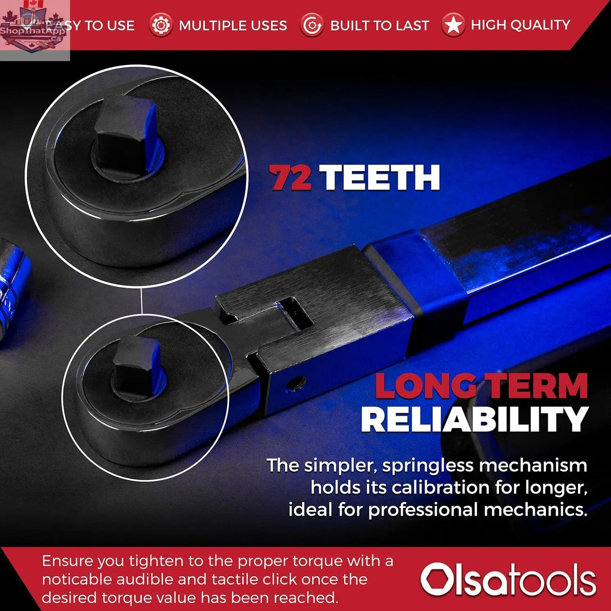 Flex Head Torque Wrenches - Precision Split Beam Design - Shopthatapp.ca