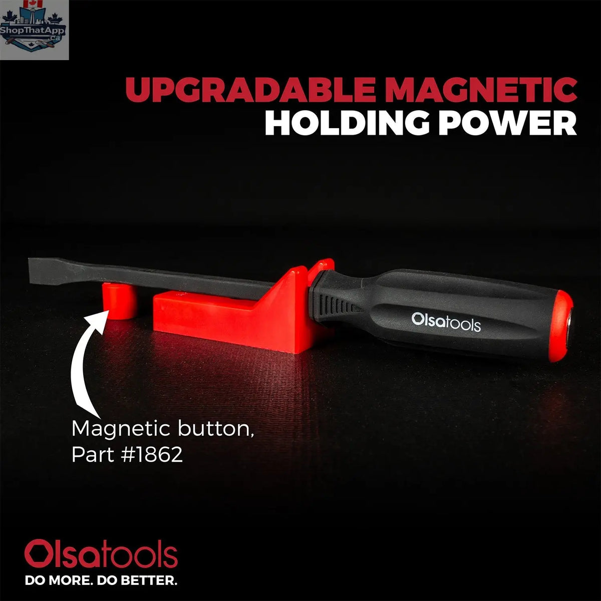 Magnetic Prybar Holders with Stubby Impact Socket Clips - Shopthatapp.ca
