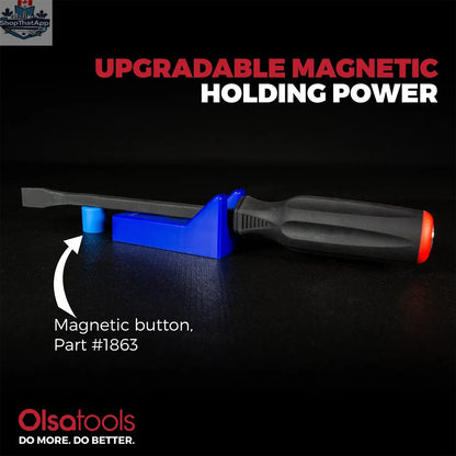 Magnetic Prybar Holders with Stubby Impact Socket Clips - Shopthatapp.ca