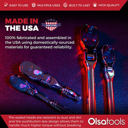 Flex Head Ratchet 90 Tooth for Enhanced Torque and Precision - Shopthatapp.ca