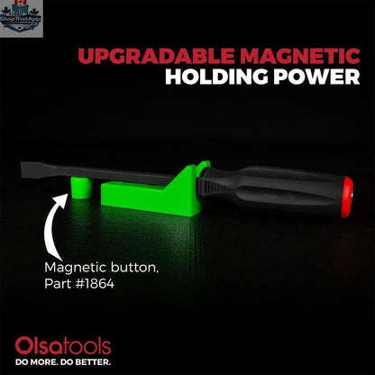 Magnetic Prybar Holders with Stubby Impact Socket Clips - Shopthatapp.ca
