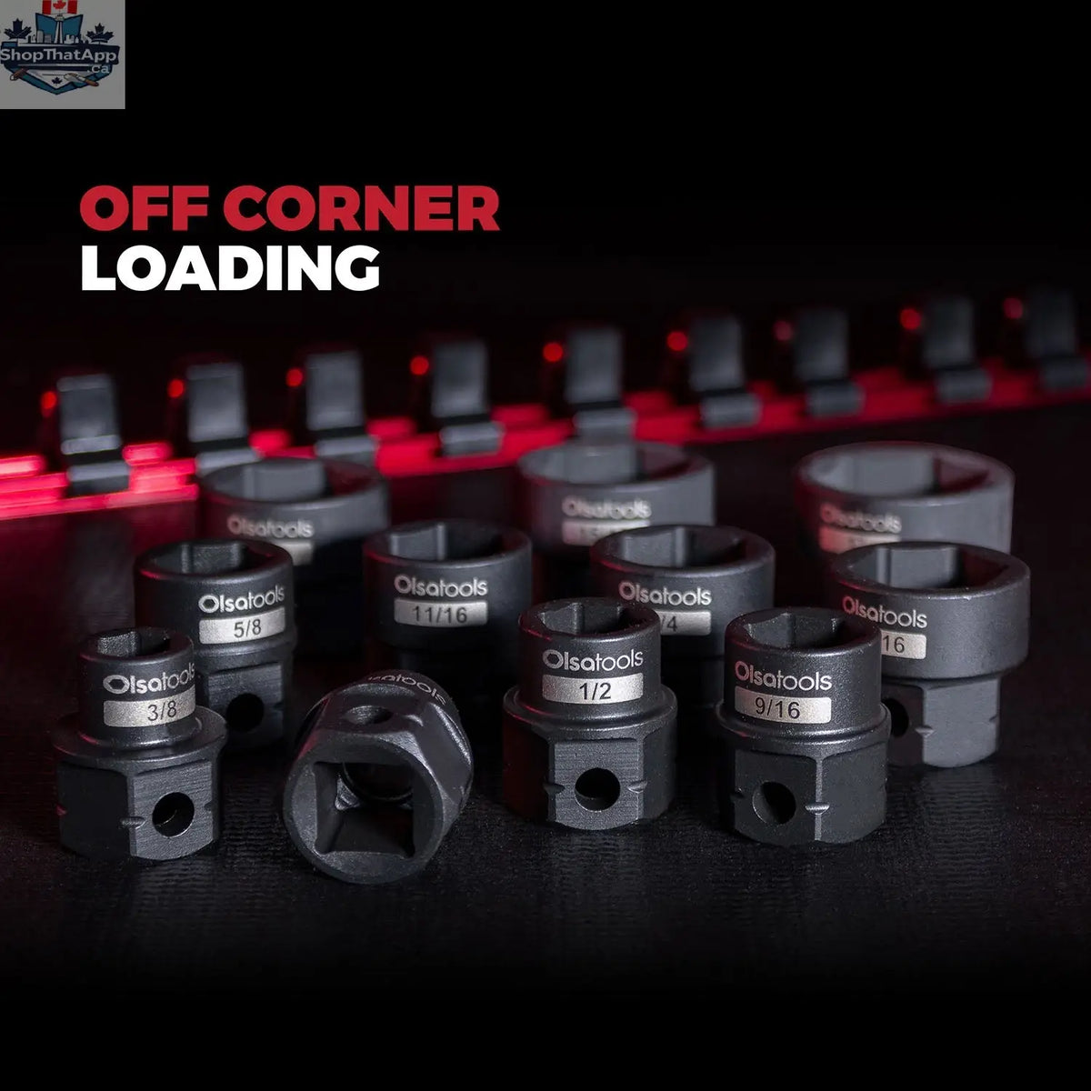 Stubby Impact Socket Sets with Magnetic Socket Inserts - Shopthatapp.ca