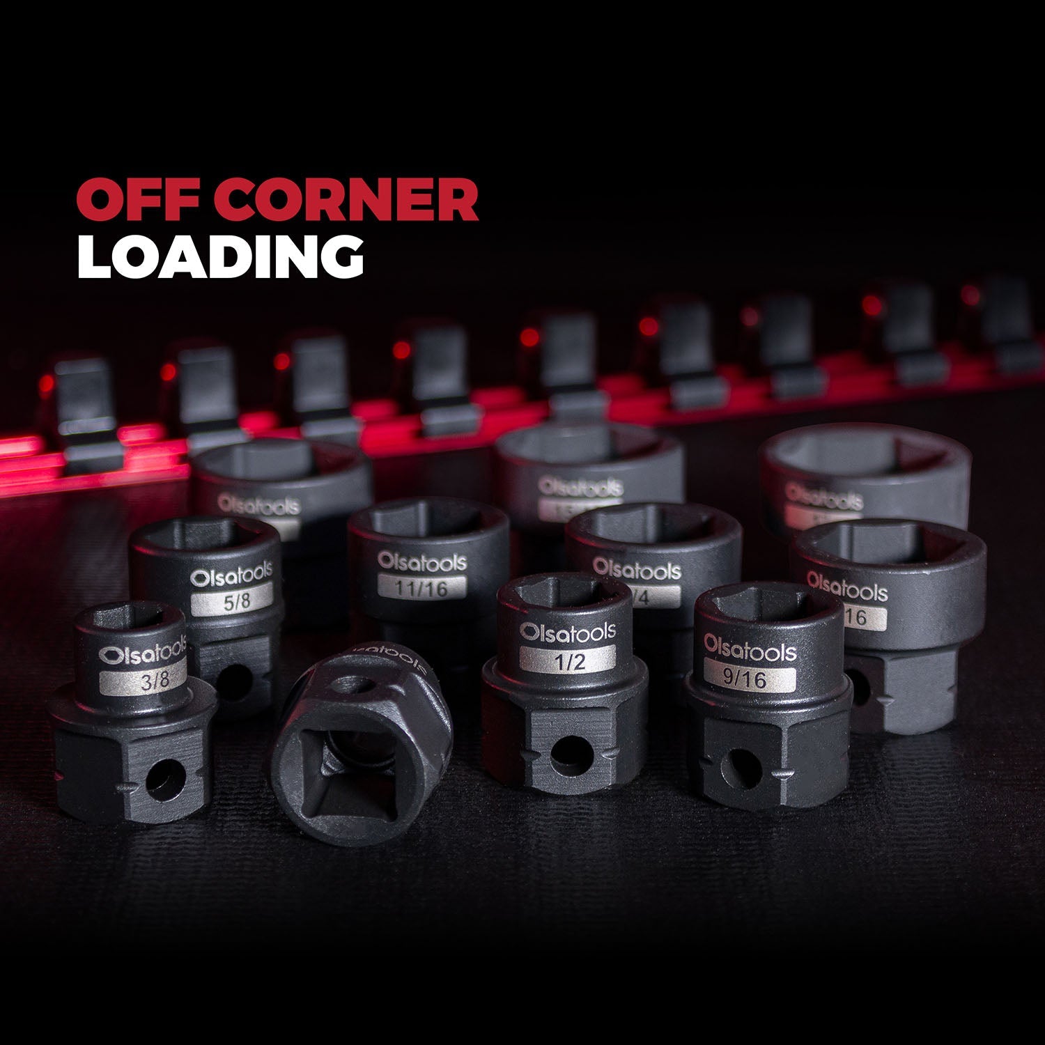 Stubby Impact Socket Sets with Magnetic Socket Inserts