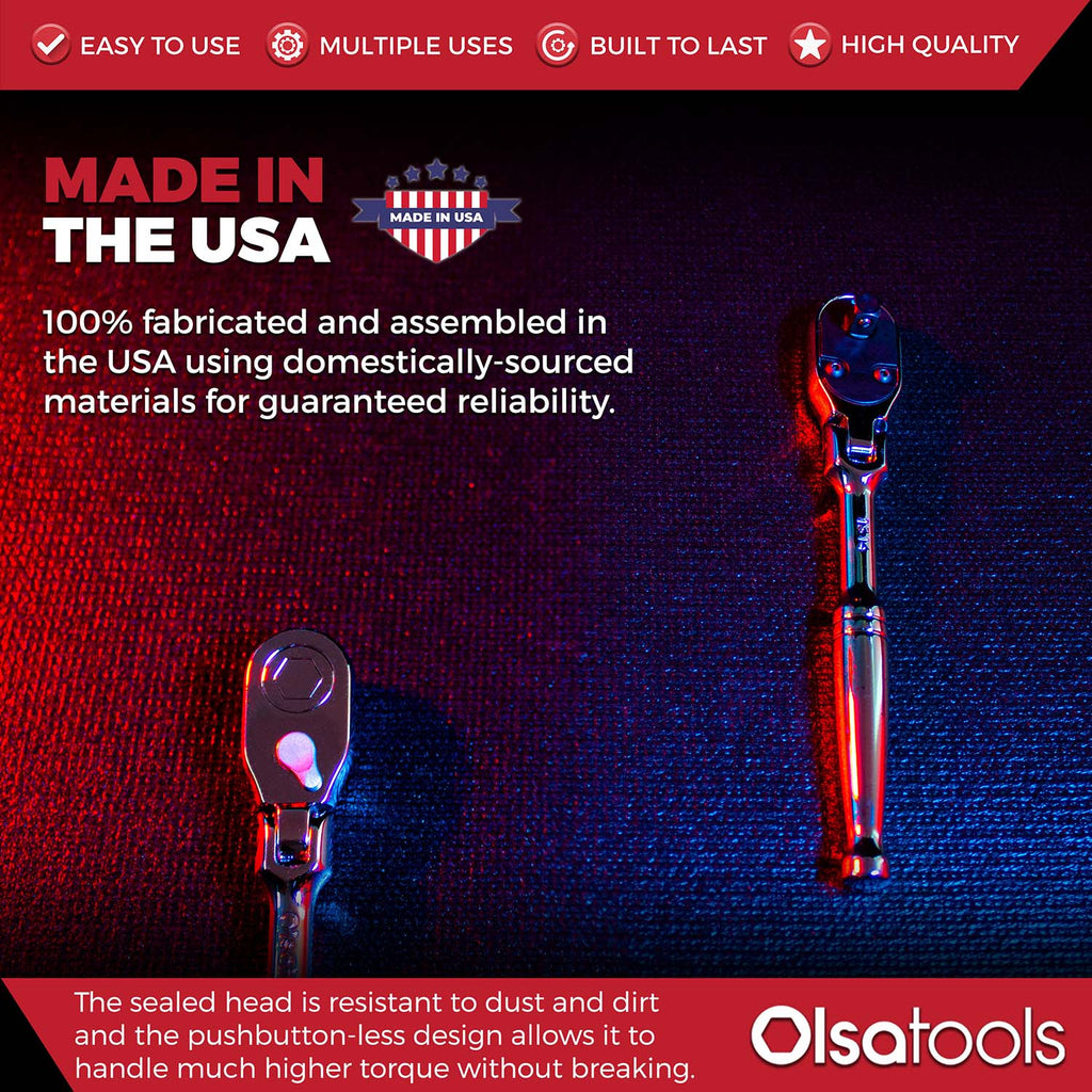 Flex Head Ratchet 90 Tooth for Enhanced Torque and Precision