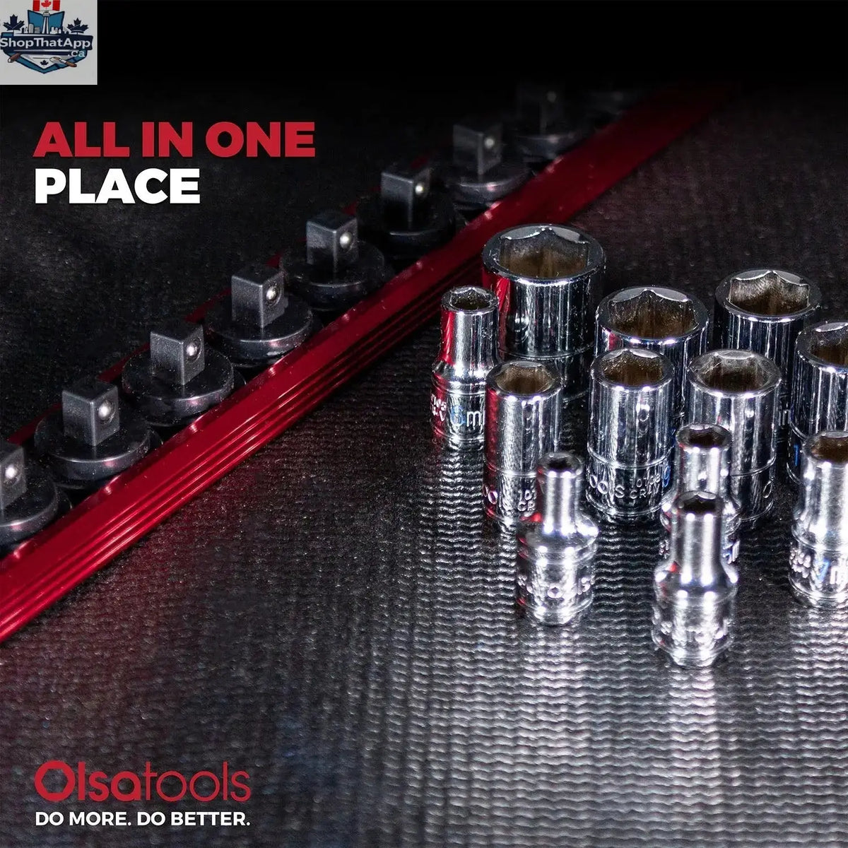 Magnetic Socket Rails for Secure Tool Organization in Aluminum - Shopthatapp.ca