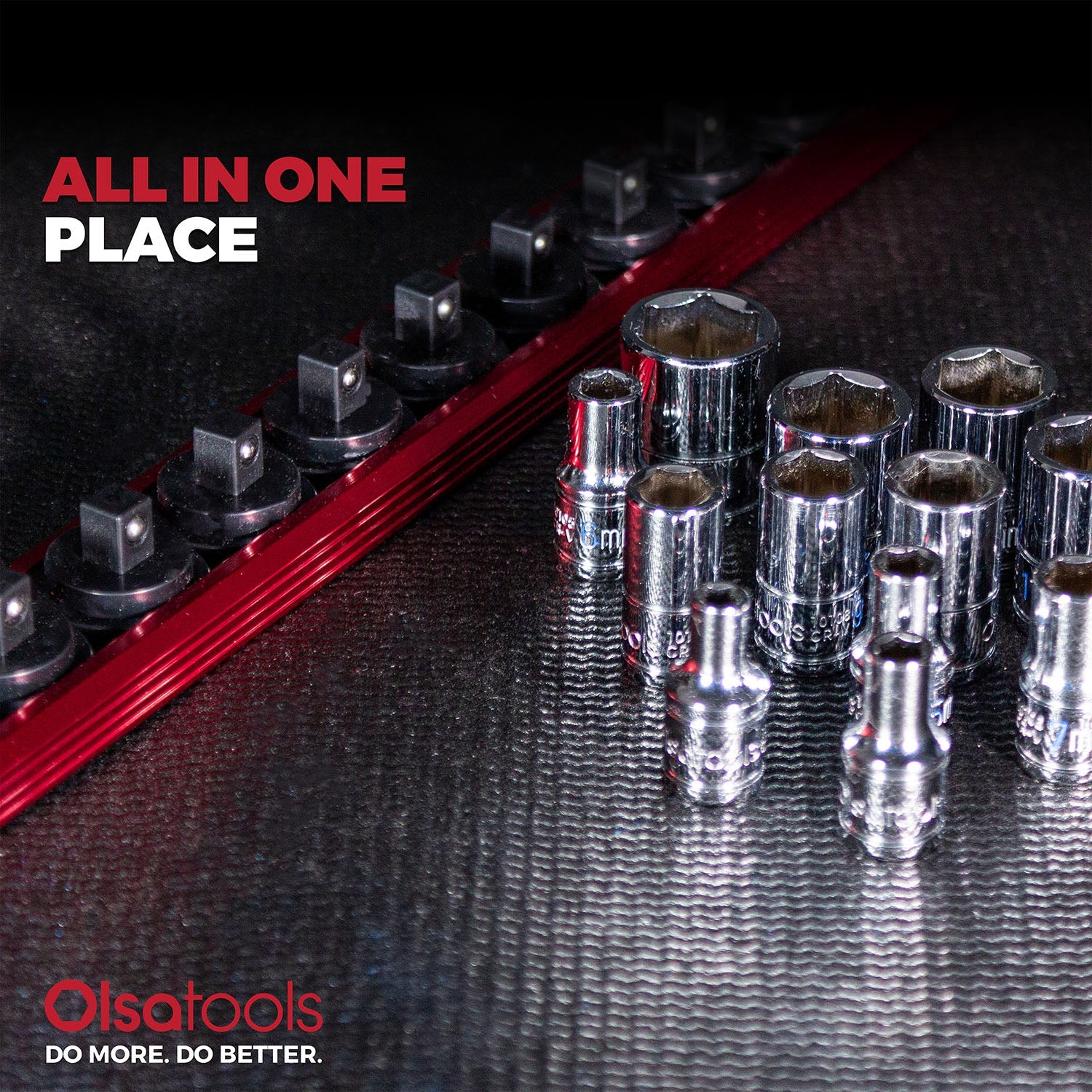 Magnetic Socket Rails for Secure Tool Organization in Aluminum