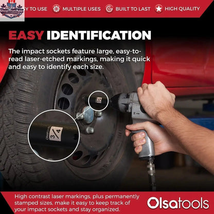 Cr-Mo Impact Sockets - Shopthatapp.ca