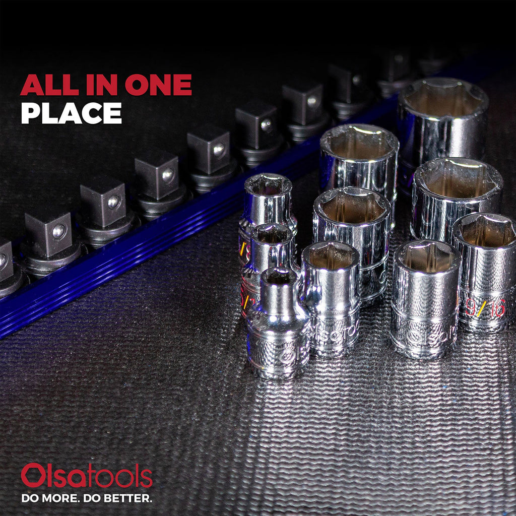 Magnetic Socket Rails for Secure Tool Organization in Aluminum