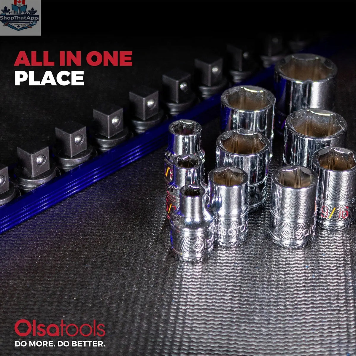 Magnetic Socket Rails for Secure Tool Organization in Aluminum - Shopthatapp.ca
