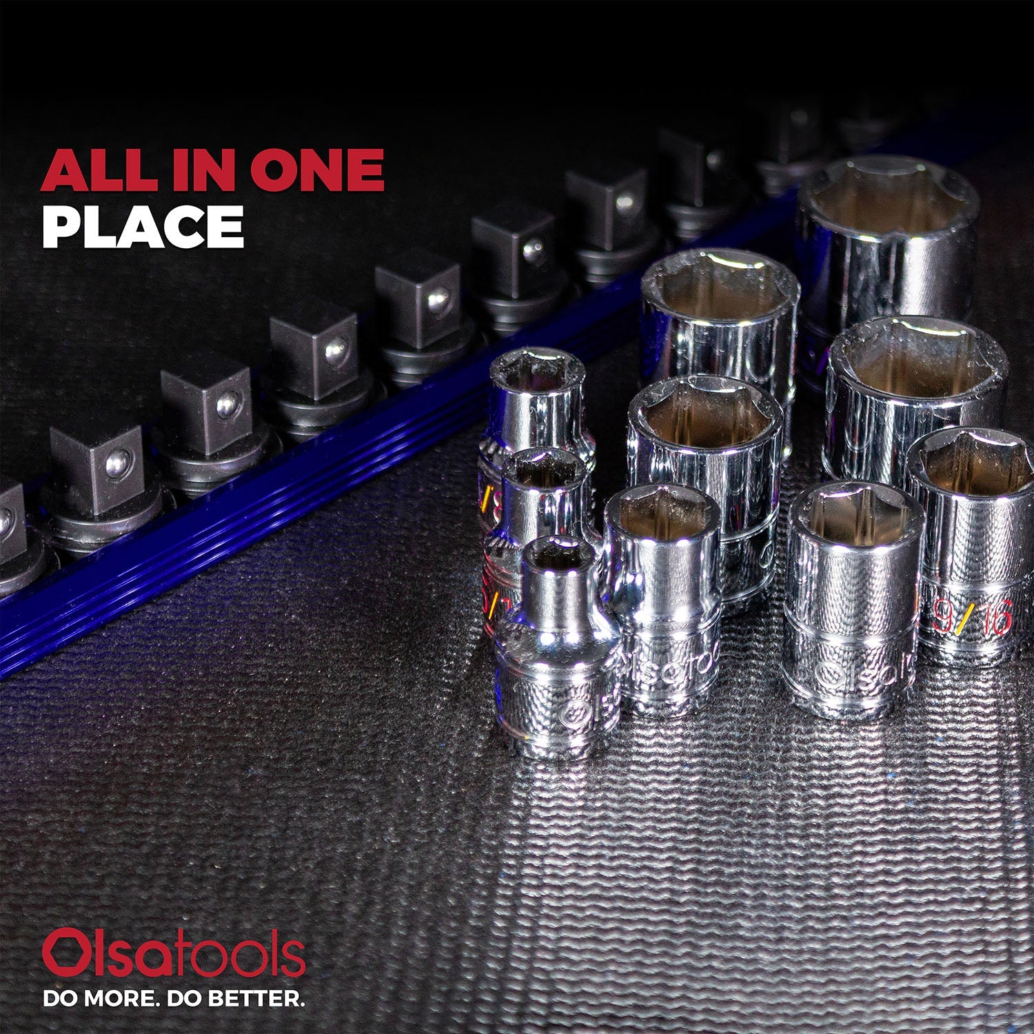 Magnetic Socket Rails for Secure Tool Organization in Aluminum