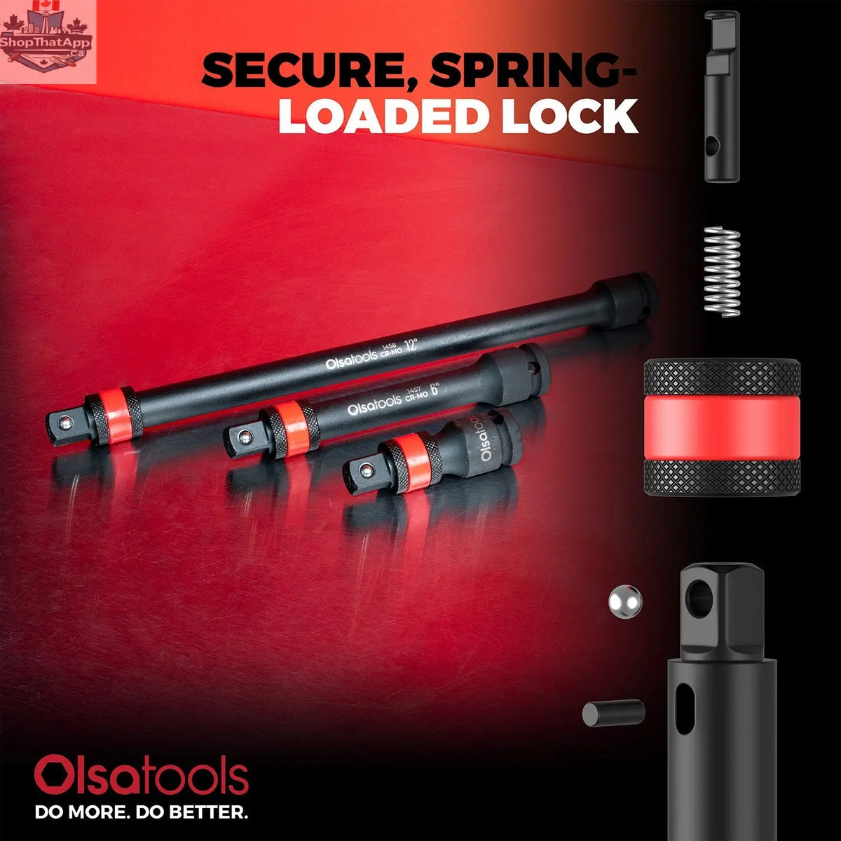 Locking Impact Socket Extension - Shopthatapp.ca