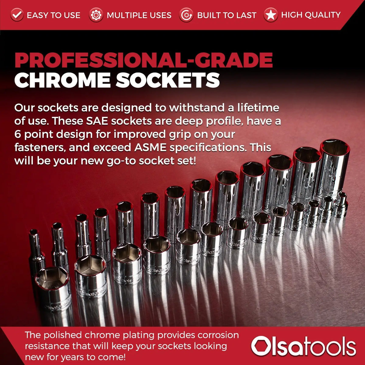 Chrome Socket Sets - Shopthatapp.ca