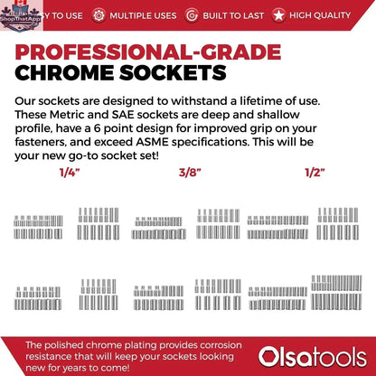 Chrome Socket Sets - Shopthatapp.ca