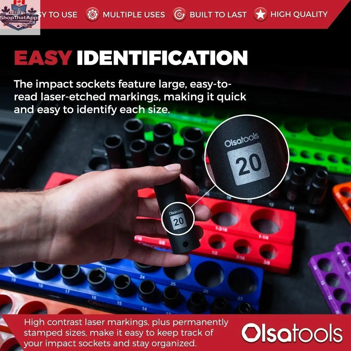 Cr-Mo Impact Sockets - Shopthatapp.ca