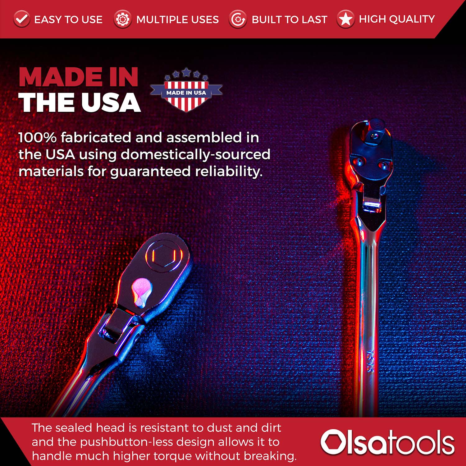 Flex Head Ratchet 90 Tooth for Enhanced Torque and Precision