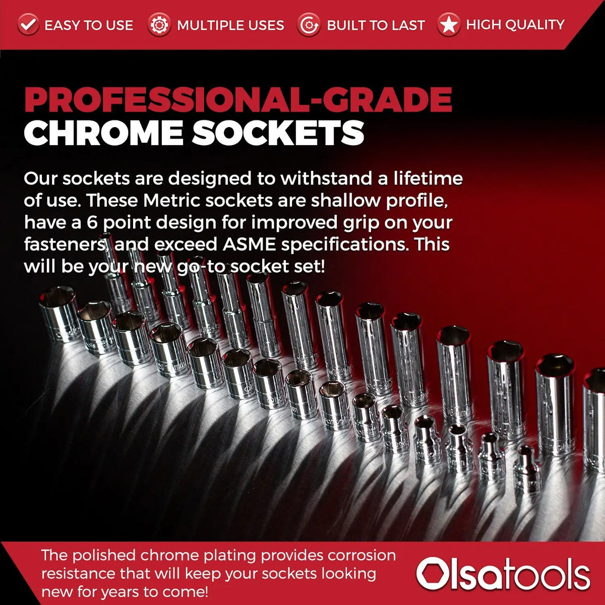Chrome Socket Sets - Shopthatapp.ca