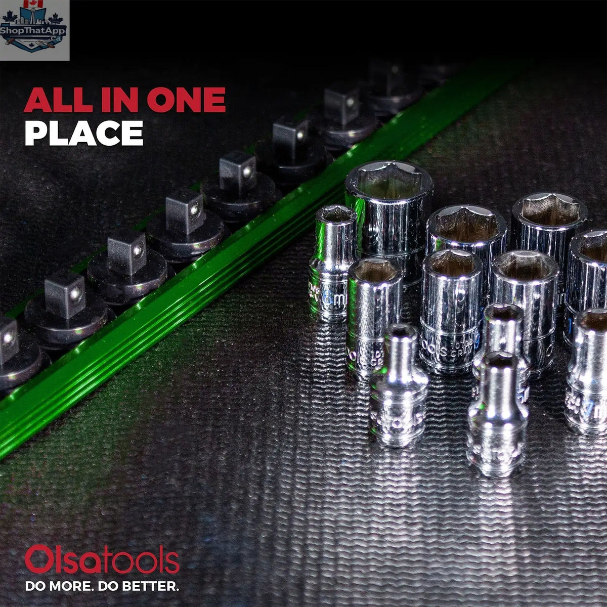 Magnetic Socket Rails for Secure Tool Organization in Aluminum - Shopthatapp.ca