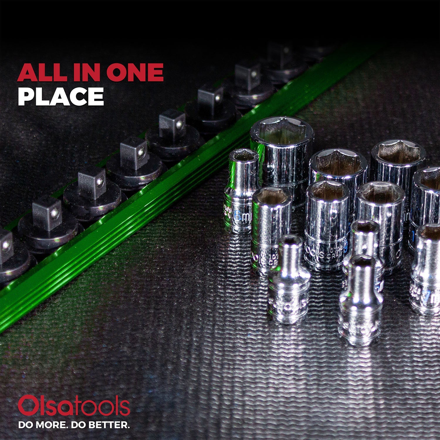 Magnetic Socket Rails for Secure Tool Organization in Aluminum